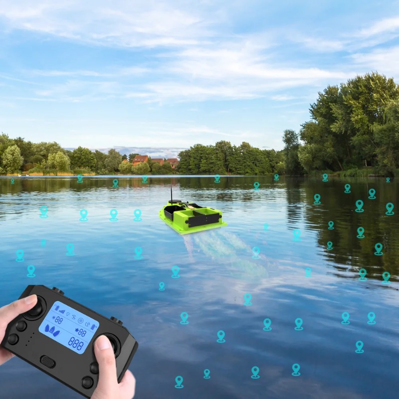 D19 GPS RC Bait Boat 600M 4 Ho - Fishing Boat Gps recension och pris