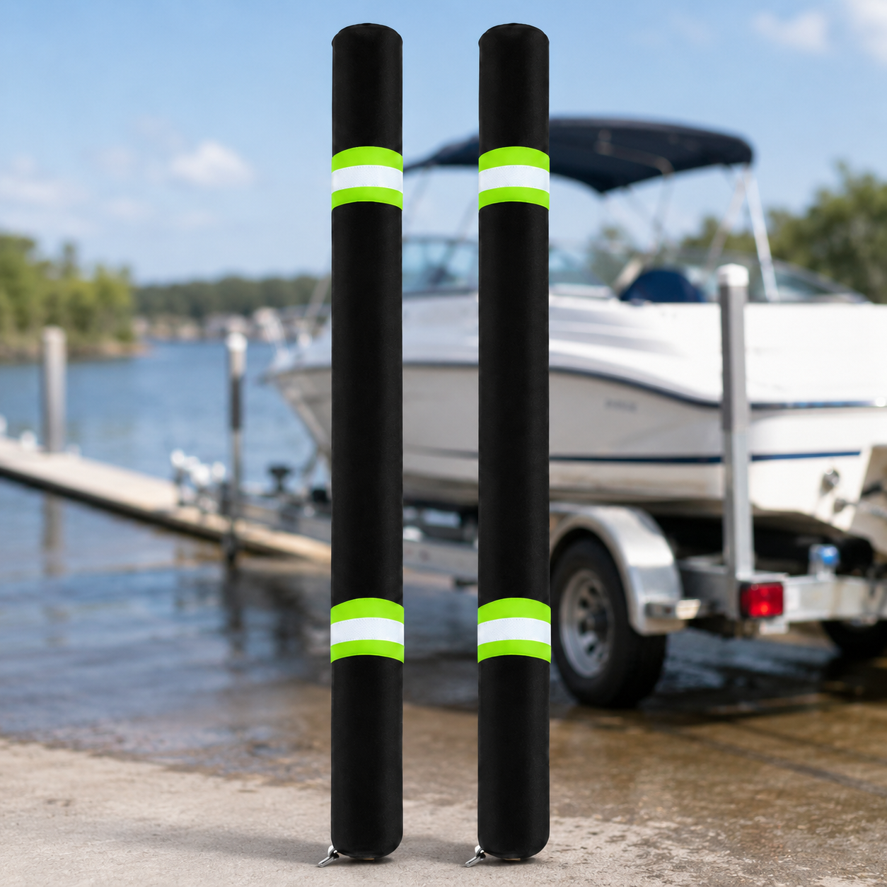 2Pcs Boat Trailer Guide Pole C - Fishing Boat Trailer recension och pris